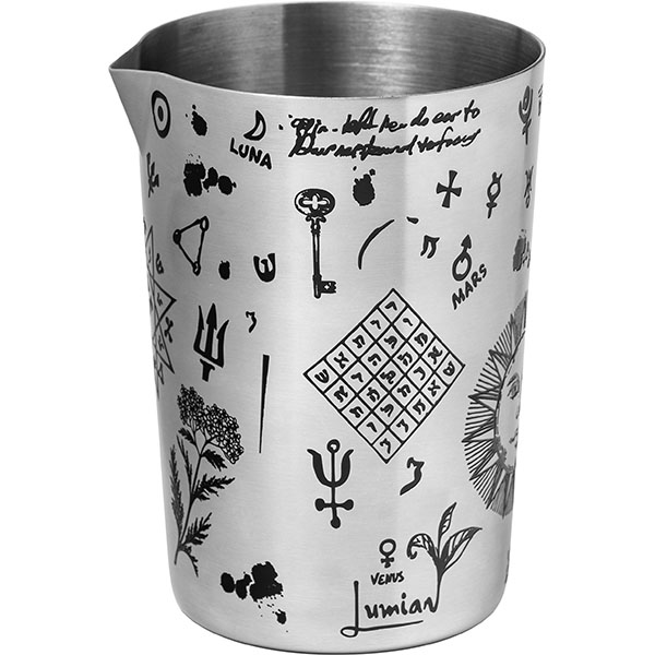 Стакан смесительный «Сакура Алкеми»;сталь;0,5л;D=60,H=115мм;металлич.