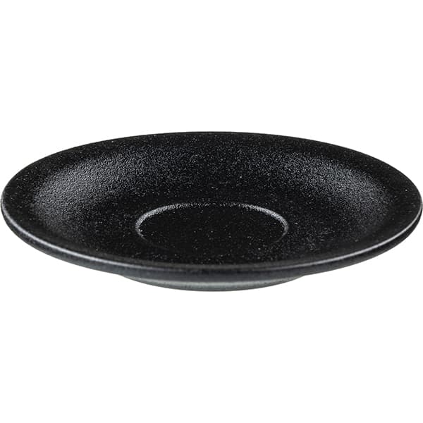 Блюдце «Кунстверк Блэк»;фарфор;D=140/52мм;черный
