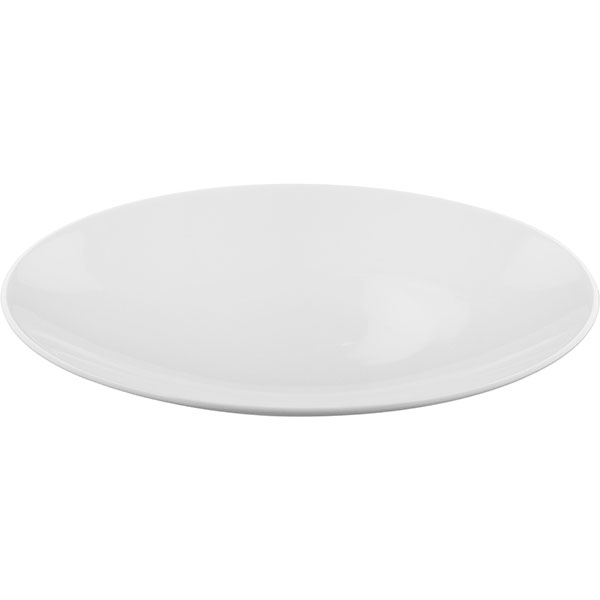 Тарелка «Опшенс» мелкая;фарфор;D=28см;белый