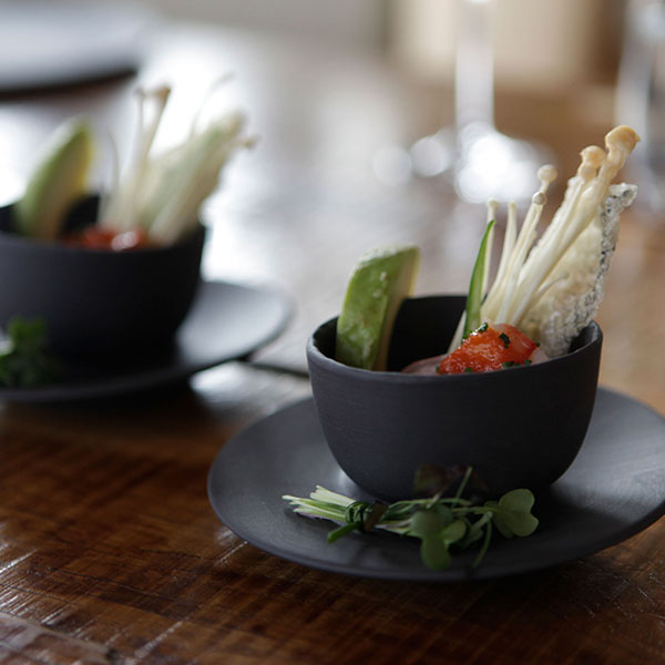 Салатник «Базальт»;керамика;80мл;D=75,H=45мм;черный