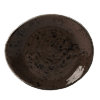 Тарелка пирожковая «Крафт Грэй»;фарфор;D=155,H=20,L=155,B=130мм;серый