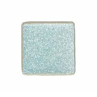 Блюдо для комплимента «Органика»;фарфор;,L=9,B=9см;голуб.