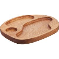 Менажница 3 деления;дуб;,L=27,B=22см