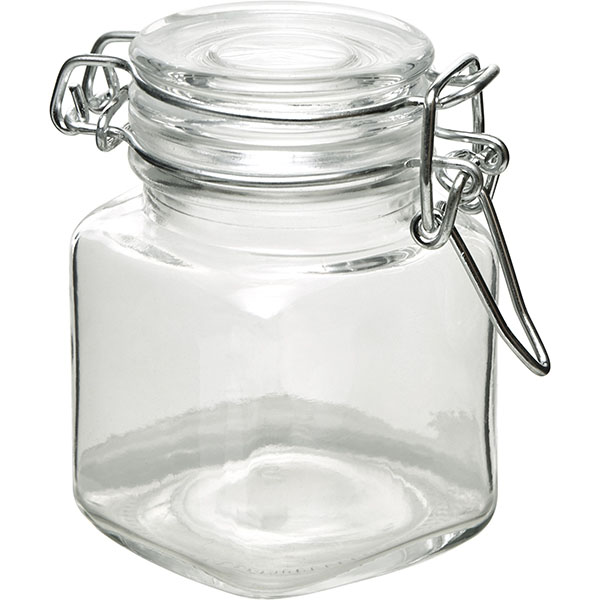 Банка для подачи с крышкой;стекло;70мл;D=45,H=80мм;прозр.
