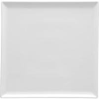 Тарелка «Анкара» квадратная;фарфор;,L=25,5,B=25,5см;белый