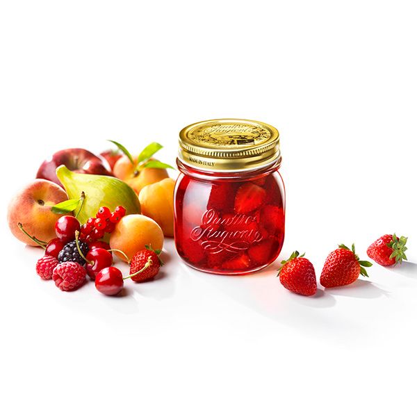 Банка «Кватро Стаджони» круглая с крышкой;стекло,металл;250мл;D=84,H=93мм;прозр.