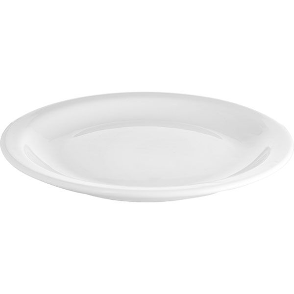 Тарелка «Америка» мелкая;фарфор;D=210,H=22мм;белый