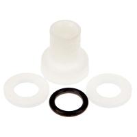 Комплект уплотнительных колец для кранов арт.10707, 10807;абс-пластик,силикон;белый,черный