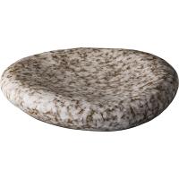 Тарелка «Студио Ро»;керамика;D=111,H=24мм;серый