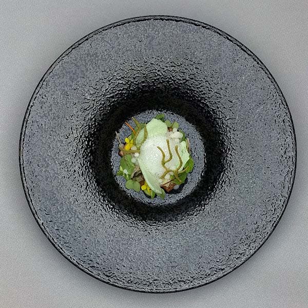 Тарелка для пасты «Ро дизайн бай эрбиси»;керамика;D=260,H=65мм;черный