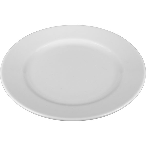 Тарелка «Тренд» мелкая;фарфор;D=17см;белый