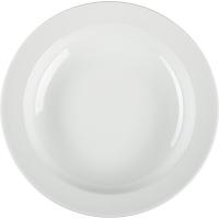 Тарелка глубокая «Белая» Принц;фарфор;D=225,H=39мм;белый
