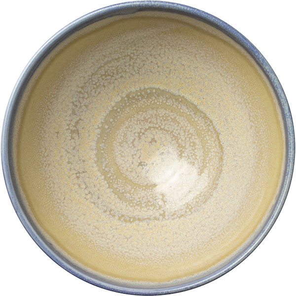 Салатник «Аврора Революшн Блустоун»;фарфор;0,9л;D=175,H=85мм;бежев.,синий