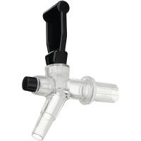 Кран для пивной башни «Проотель» без резьбы и удлинителя;прозр.,черный