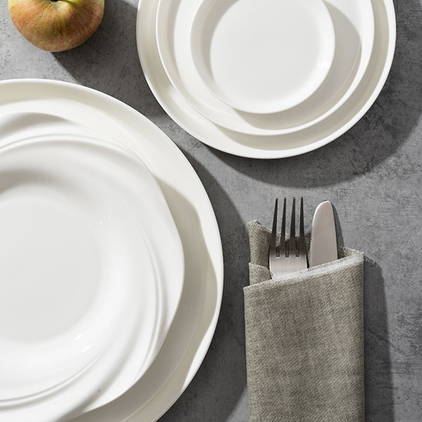 Тарелка мелкая;фарфор;D=262,H=22мм;белый