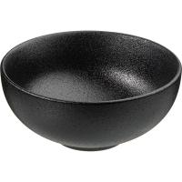 Салатник «Кунстверк Блэк»;фарфор;0,75л;D=16,H=7см;черный