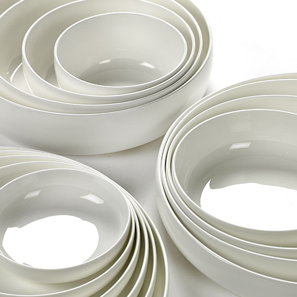 Блюдо «Бэйс» глубокое;фарфор;D=280,H=45мм;белый,матовый