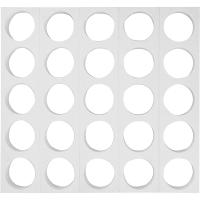 Форма кондитерская «Круг»[35шт];полистирол;D=65,H=40мм