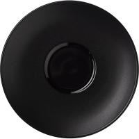 Блюдце «Олеа»;фарфор;D=125,H=17мм;черный