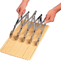 Нож роликовый д/теста (7ножей);сталь нерж.;металлич.