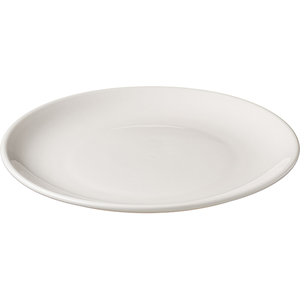 Тарелка «Кунстверк» мелкая без борта;фарфор;D=205,H=17мм;белый