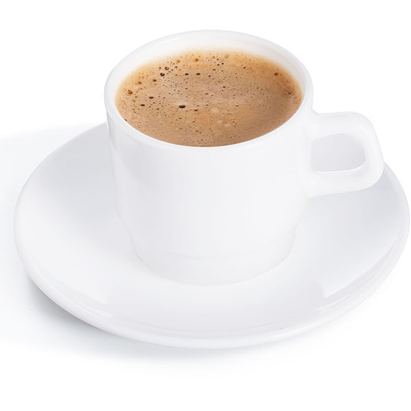 Блюдце «Ресторан»;стекло;D=150,H=18мм;белый