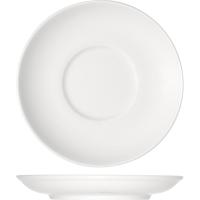 Блюдце «Опшенс»;фарфор;D=180/60,H=18мм;белый