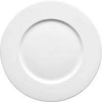 Тарелка «Монако Вайт» с широким бортом;фарфор;D=320,H=18мм;белый