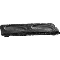 Подставка д/мельниц,банок;сланец натур.;D=6,L=15,B=8см