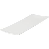 Блюдо сервировочное «Кассиопея» прямоугольное узкое;фарфор;,L=30,5,B=11,5см;белый