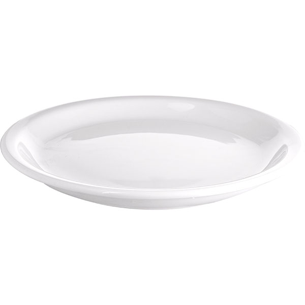 Тарелка «Америка» мелкая;фарфор;D=230,H=25мм;белый