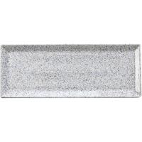 Блюдо сервировочное «Мундо Андалузи»;фарфор;,L=31,B=12см;серый