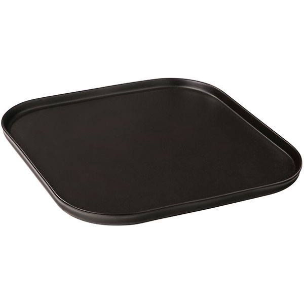 Блюдо для подачи;фарфор;,L=30,B=30см;черный