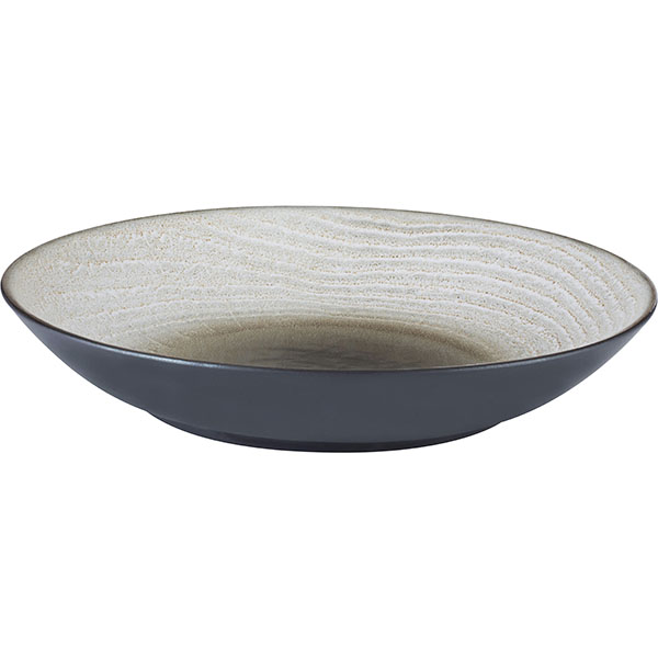 Салатник «Свелл»;керамика;D=27см;коричнев.