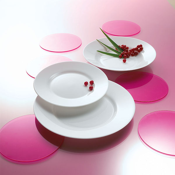 Тарелка десертная «Эвридэй»;стекло;D=19,5см;белый