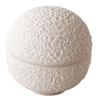 Салатник «Ро Дизайн Бай Кевала» с крышкой;керамика;D=7см;белый,матовый