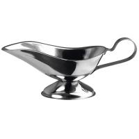 Соусник «Проотель»;сталь нерж.;100мл;,H=6,L=14см;металлич.