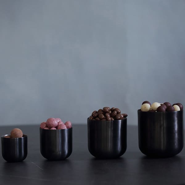 Емкость для закусок;сталь нерж.;150мл;D=66,H=66мм;черный,металлич.