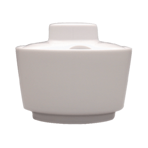 Горчичница «Кашуб-хел»;фарфор;120мл;D=8,H=7см;белый