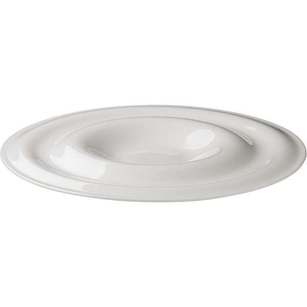 Тарелка «Дивинити»;фарфор;D=31,H=3см;белый