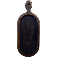 Доска для подачи;дуб;,H=25,L=310,B=160мм;черный дуб