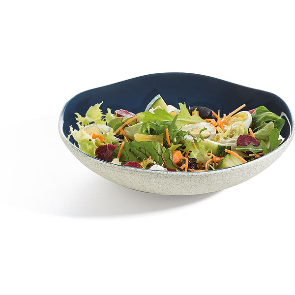 Тарелка глубокая «Рокалео Марин»;фарфор;0,6л;D=200,H=47мм;синий