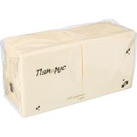 Cалфетки «Папирус» 33*33см[400шт];бум. салфет.;,H=13,L=33,B=17см;шампань