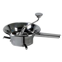 Машинка д/протирки пюре+3 диска;сталь нерж.;D=24см;металлич.