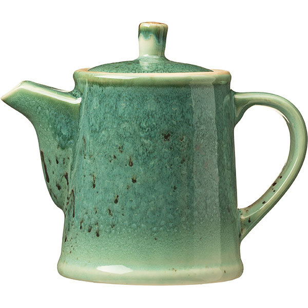 Чайник заварочный «Эрбосо Реативо»;фарфор;0,5л;,H=14,5см;бирюз.,бежев. Чайник заварочный «Эрбосо Реативо»;фарфор;0,5л;,H=14,5см;бирюз.,бежев.