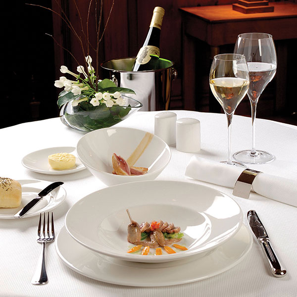 Блюдо «Монако Вайт»;фарфор;D=315,H=11мм;белый