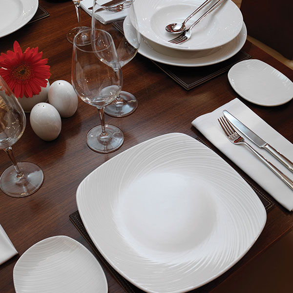 Солонка «Спайро»;фарфор;D=55,H=75мм;белый