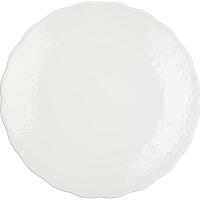 Тарелка глубокая «Поэма Лейс»;фарфор;0,65л;D=23,H=4см;белый