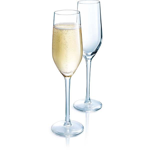 Бокал-флюте «Минерал»;стекло;160мл;D=63,H=224мм;прозр. Бокал-флюте «Минерал»;стекло;160мл;D=63,H=224мм;прозр.