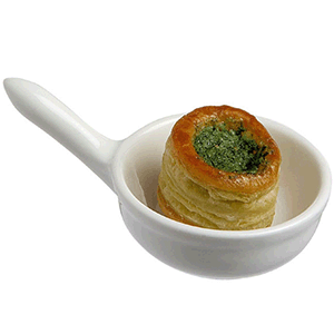 Кокотница;фарфор;60мл;D=62,L=95мм;белый